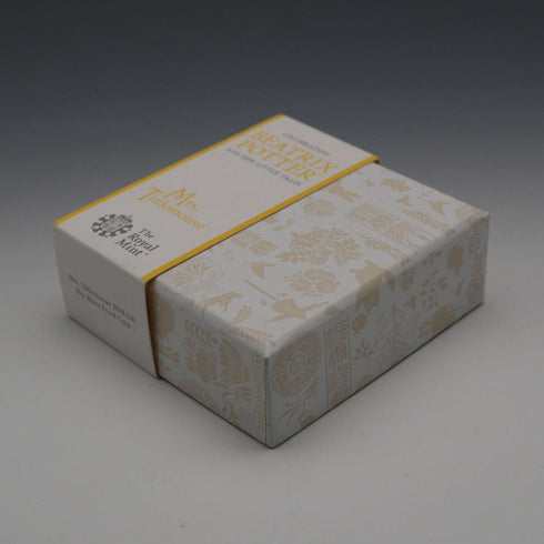 英國 碧雅翠絲·波特 誕辰150週年紀念款 「蒂特爾莫斯夫人」50便士紀念銀幣 英國皇家鑄幣廠 附盒裝和說明書 26336