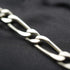 Vintage Figaro Chain Sterling Silver Necklace 56cm 44g