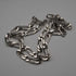 Vintage Figaro Chain Sterling Silver Necklace 56cm 44g