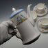 英國復古 Carlton China 咖啡壺、奶油壺、濃縮咖啡杯碟 4 件套組
