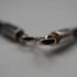 Colgante vintage de ámbar con base de plata pura, incluye cadena de cuero y plata pura