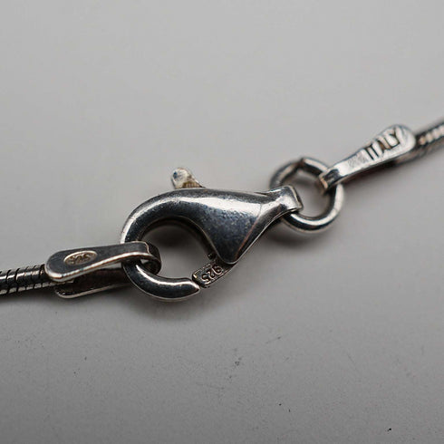 Colgante circular Art Nouveau de plata de ley vintage británica, con cadena de plata de ley, Kit Heath