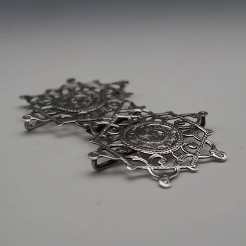 Hebilla de cinturón de enfermera de plata esterlina antigua británica de 1900, 21g, Adie & Lovekin