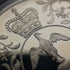 Moneda de plata conmemorativa del 25º aniversario de la coronación de la Reina Isabel II del Reino Unido, 1977, 28g, Royal Mint, con estuche y certificado.