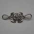 British Vintage Rennie Mackintosh Style Sterling Silver Brooch 7.2g Carrick