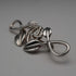 British Vintage Rennie Mackintosh Style Sterling Silver Brooch 7.2g Carrick