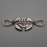 British Vintage Rennie Mackintosh Style Sterling Silver Brooch 7.2g Carrick