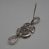 British Vintage Rennie Mackintosh Style Sterling Silver Brooch 7.2g Carrick