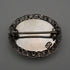 Vintage 800 Silver Micromosaic Floral Brooch