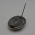 Vintage 800 Silver Micromosaic Floral Brooch