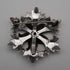 US Antique Sterling Silver, Enamel & Gold Plated Floral Brooch by W. E. Richards