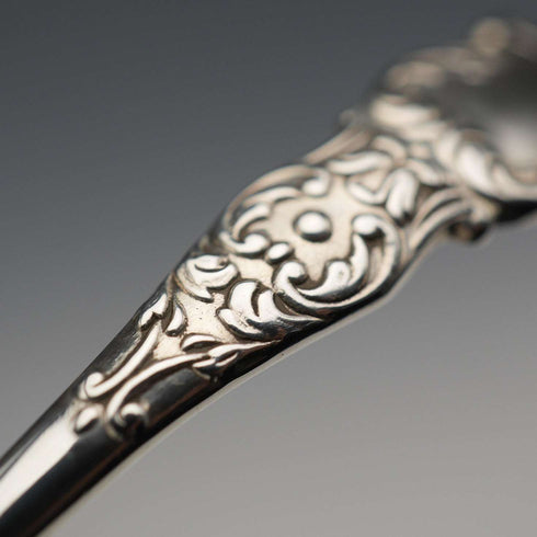 1906年 英国古董纯银糖粉勺 20g Robert Pringle & Sons