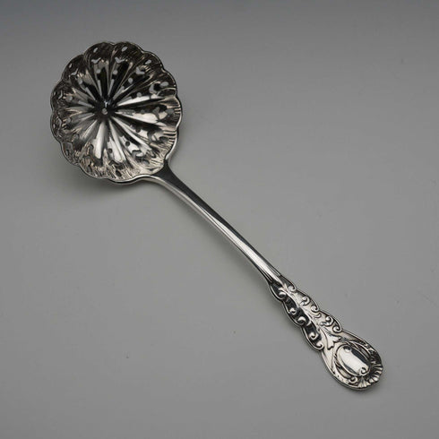 1907 British Antique Sterling Silver Sugar Sifter 30g Josiah Williams & Co