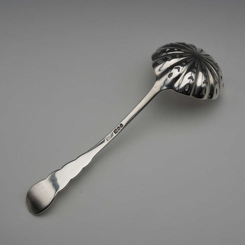 1907 British Antique Sterling Silver Sugar Sifter 30g Josiah Williams & Co