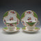 British Vintage Paragon "Rockingham Green" Teacup Trio Pair ①