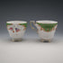 British Vintage Paragon "Rockingham Green" Teacup Trio Pair ①
