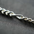 British Vintage Sterling Silver Figaro Chain Necklace 60cm 11g