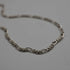 British Vintage Sterling Silver Figaro Chain Necklace 60cm 11g