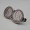 English Vintage Double Sixpence Sterling Silver Tie Clip