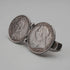 English Vintage Double Sixpence Sterling Silver Tie Clip