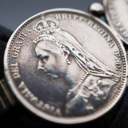 English Vintage Double Sixpence Sterling Silver Tie Clip