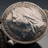 English Vintage Double Sixpence Sterling Silver Tie Clip