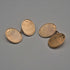 1929 English Vintage 9ct Gold Oval Cufflinks 8.8g Owen Powell