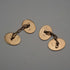 1929 English Vintage 9ct Gold Oval Cufflinks 8.8g Owen Powell
