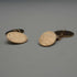 1929 English Vintage 9ct Gold Oval Cufflinks 8.8g Owen Powell