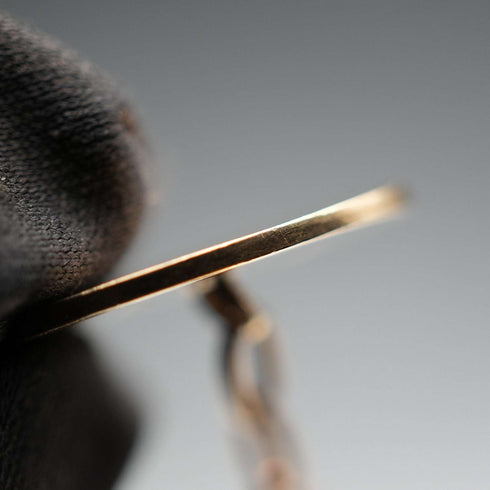 1929 English Vintage 9ct Gold Oval Cufflinks 8.8g Owen Powell