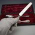 1865 Antique English Sterling Silver Christening Cutlery Set, Total 102g, by George Adams, Cased