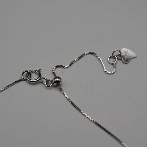 빈티지 성 크리스토퍼 순은 메달 펜던트, 순은 목걸이 포함, 총 5.8g
