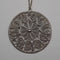 Colgante de filigrana de plata de ley vintage con cadena de plata de ley, 12,1 g en total