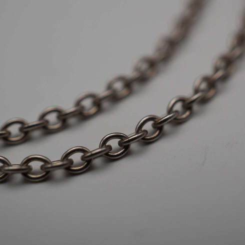 Colgante de filigrana de plata de ley vintage con cadena de plata de ley, 12,1 g en total