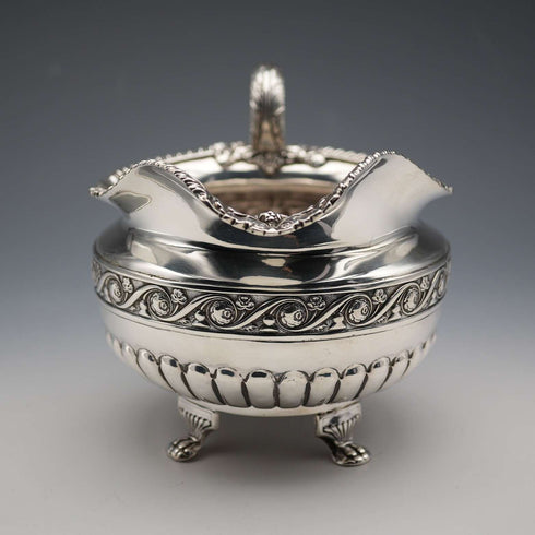 1822年 英國古董 愛爾蘭 純銀壺 247克 James Scott