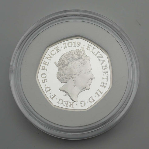 UK "The Gruffalo" 20th Anniversary 50p Proof Silver Coin Royal Mint, Cased with Certificate of Authenticity