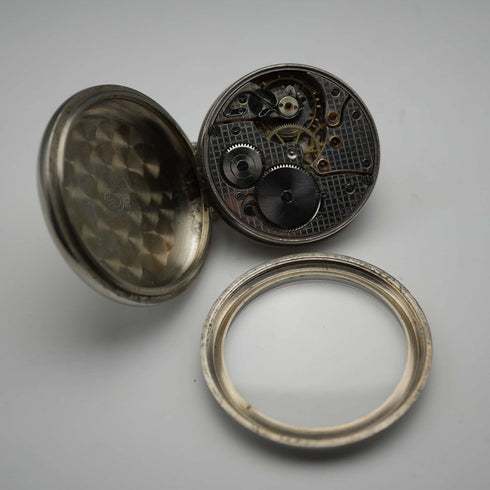 1929年頃 スイス ゼニス 懐中時計 機械式 鉄道時計 合金ケース 動作良好