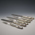 Late 19th Century English Antique Silver Plated Cutlery Set of 3 Pairs by Martin & Hall