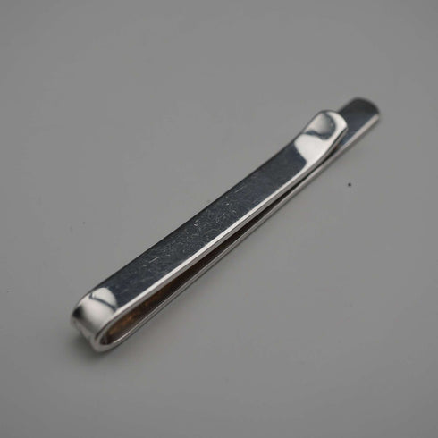 English Vintage Hallmarked Sterling Silver Tie Clip