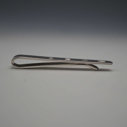 English Vintage Hallmarked Sterling Silver Tie Clip