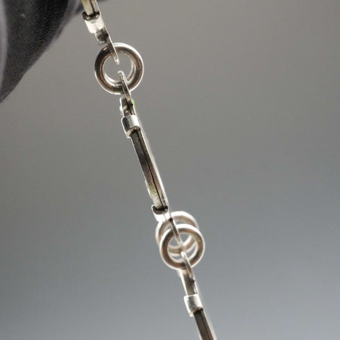 Pulsera vintage británica de plata de ley y moneda de 3 peniques de plata, 20g