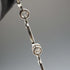 Pulsera vintage británica de plata de ley y moneda de 3 peniques de plata, 20g