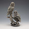 English Country Artists 2 Owls Sterling Silver Plated Sculpture Figurine