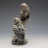 English Country Artists 2 Owls Sterling Silver Plated Sculpture Figurine