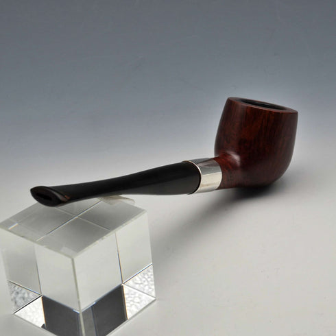 1990 UK Vintage COMOY'S HALLMARK Silver Embellished Smoking Pipe