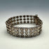 Early 20th Century British Antique Sterling Silver Lace Design Bracelet 20g