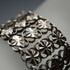 Early 20th Century British Antique Sterling Silver Lace Design Bracelet 20g