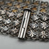 Early 20th Century British Antique Sterling Silver Lace Design Bracelet 20g
