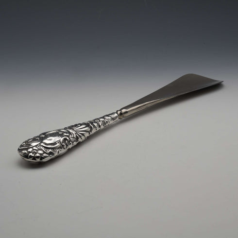 1900년경 영국 앤틱 순은 핸들 구둣주걱 Crisford&Norris Ltd