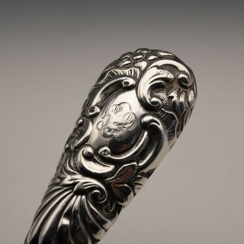 1900년경 영국 앤틱 순은 핸들 구둣주걱 Crisford&Norris Ltd